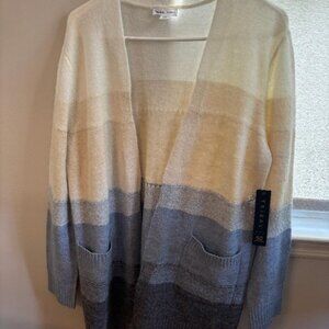 Womens open long cardigan